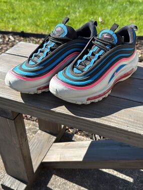 Nike Kids Air Max 97 - Black / Teal / Pink